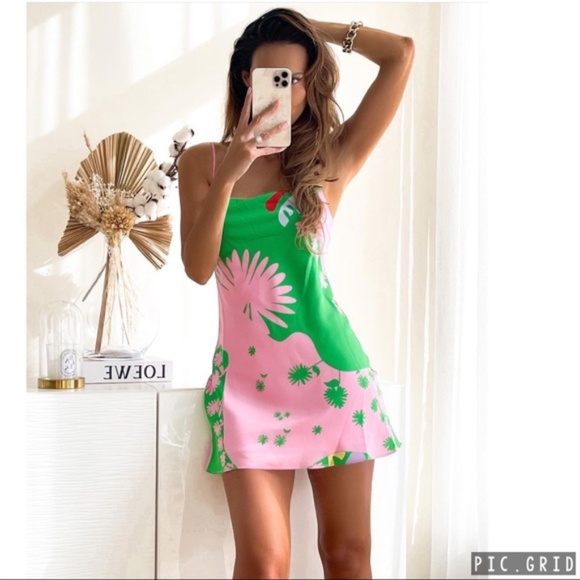 Zara Satin Effect Dress NWT - Picture 13 of 16